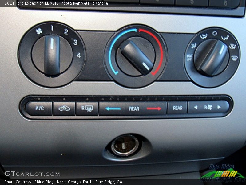 Ingot Silver Metallic / Stone 2011 Ford Expedition EL XLT