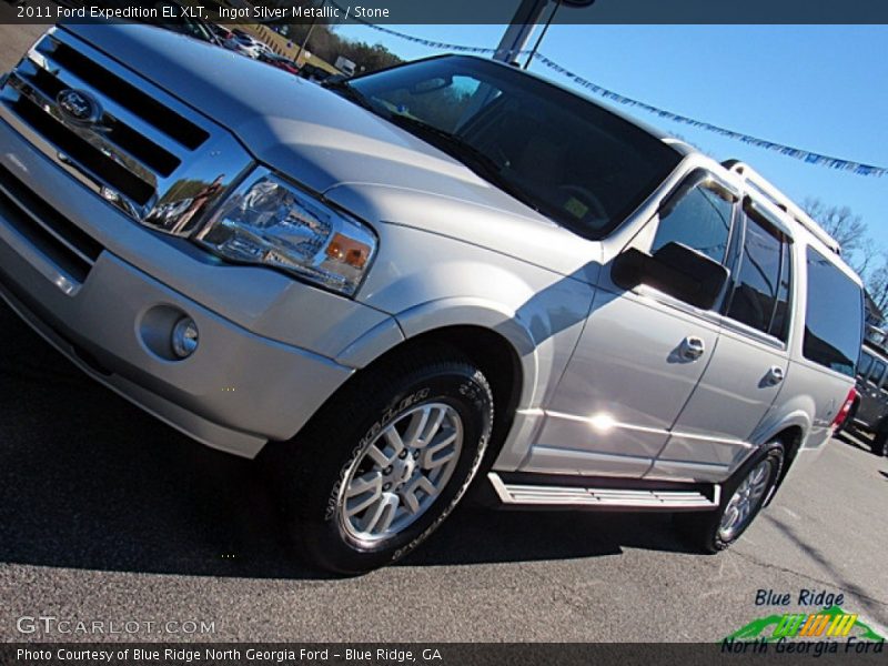 Ingot Silver Metallic / Stone 2011 Ford Expedition EL XLT