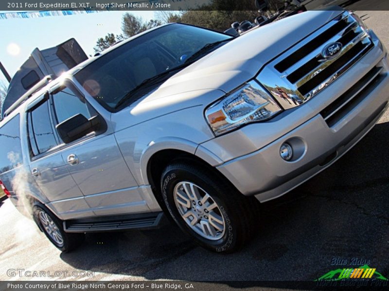 Ingot Silver Metallic / Stone 2011 Ford Expedition EL XLT
