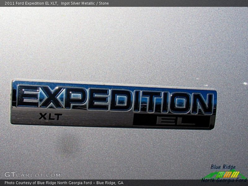 Ingot Silver Metallic / Stone 2011 Ford Expedition EL XLT