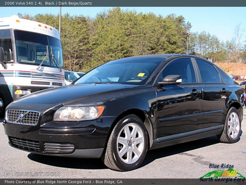 Black / Dark Beige/Quartz 2006 Volvo S40 2.4i