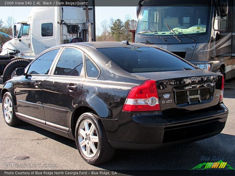 Black / Dark Beige/Quartz 2006 Volvo S40 2.4i