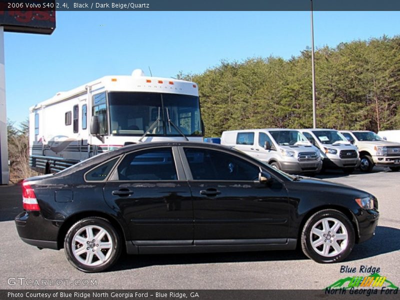 Black / Dark Beige/Quartz 2006 Volvo S40 2.4i