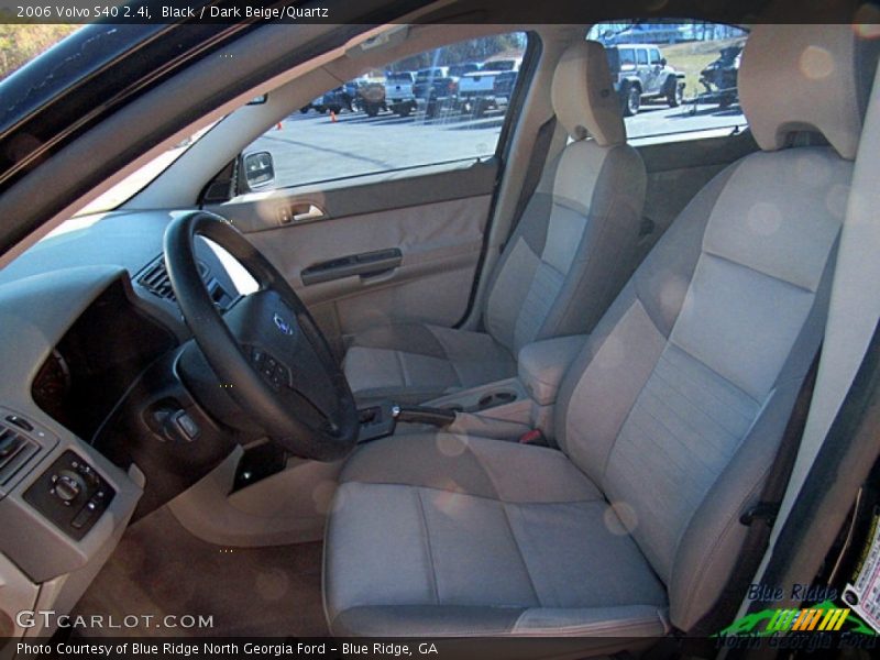 Black / Dark Beige/Quartz 2006 Volvo S40 2.4i