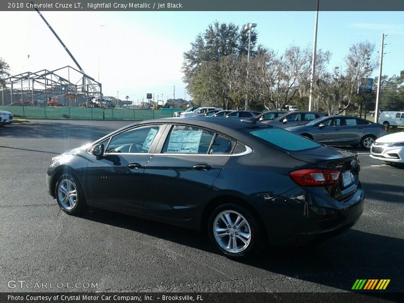 Nightfall Gray Metallic / Jet Black 2018 Chevrolet Cruze LT