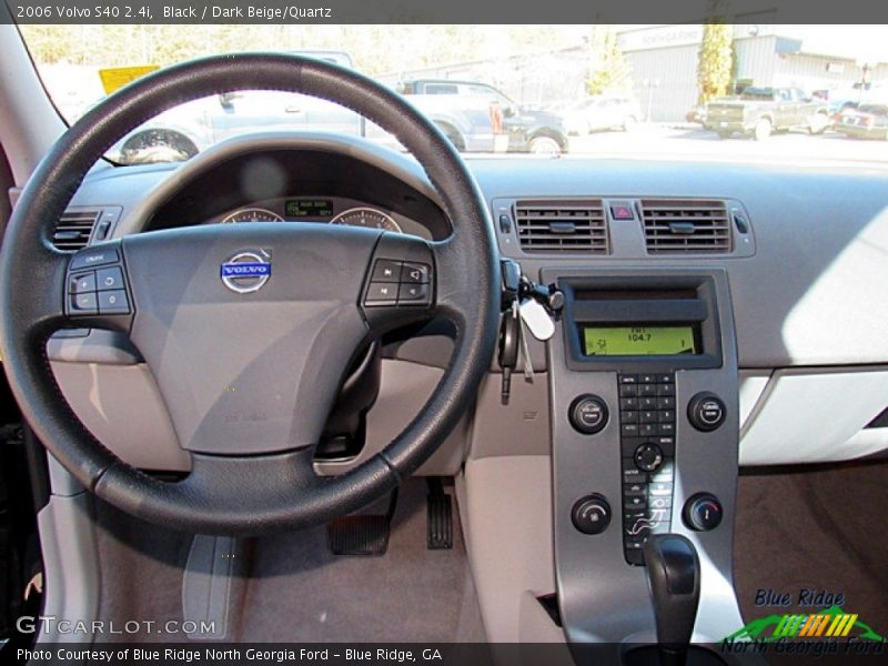 Black / Dark Beige/Quartz 2006 Volvo S40 2.4i