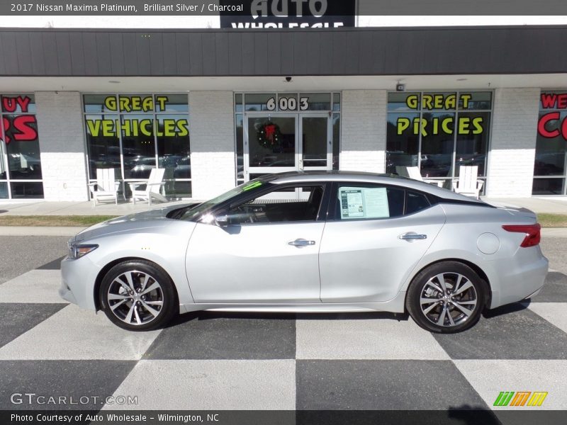 Brilliant Silver / Charcoal 2017 Nissan Maxima Platinum