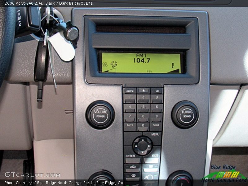 Black / Dark Beige/Quartz 2006 Volvo S40 2.4i