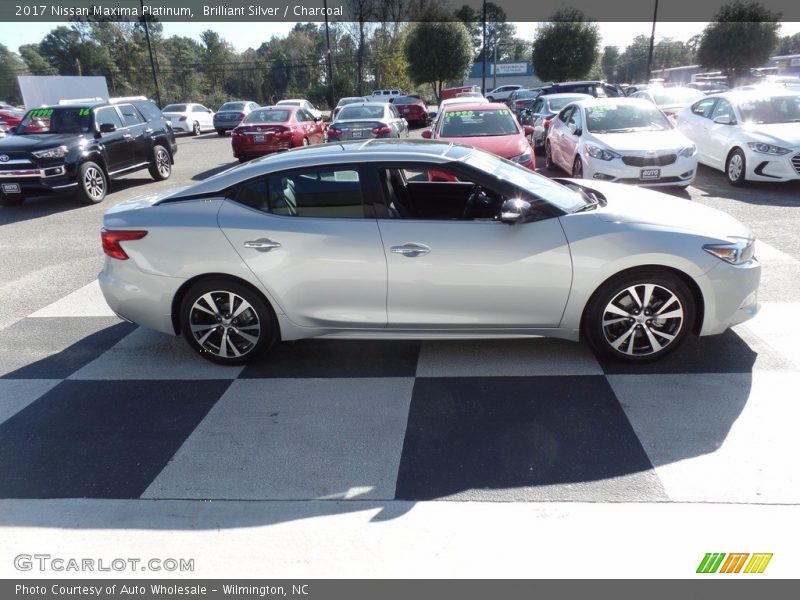 Brilliant Silver / Charcoal 2017 Nissan Maxima Platinum