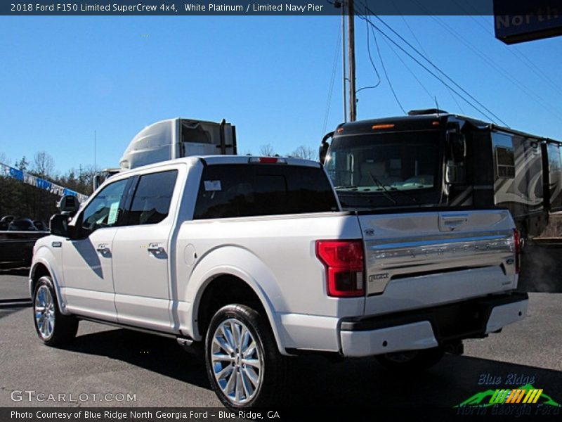 White Platinum / Limited Navy Pier 2018 Ford F150 Limited SuperCrew 4x4