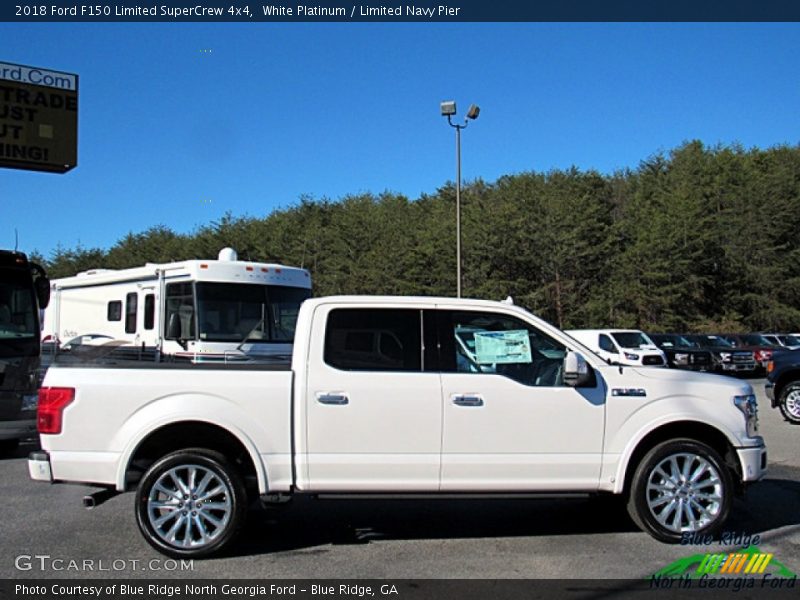 White Platinum / Limited Navy Pier 2018 Ford F150 Limited SuperCrew 4x4
