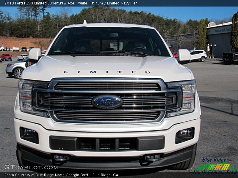 White Platinum / Limited Navy Pier 2018 Ford F150 Limited SuperCrew 4x4