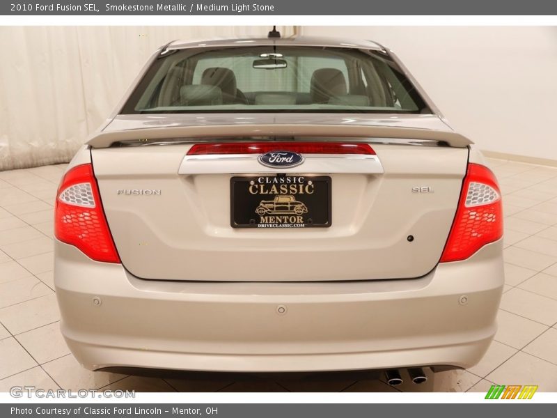 Smokestone Metallic / Medium Light Stone 2010 Ford Fusion SEL
