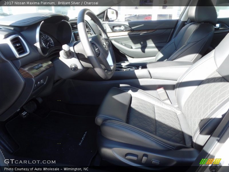 Brilliant Silver / Charcoal 2017 Nissan Maxima Platinum