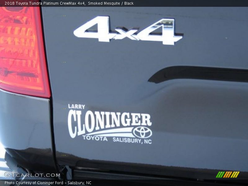 Smoked Mesquite / Black 2018 Toyota Tundra Platinum CrewMax 4x4