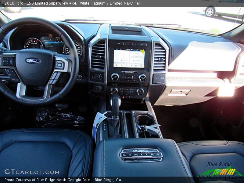 White Platinum / Limited Navy Pier 2018 Ford F150 Limited SuperCrew 4x4