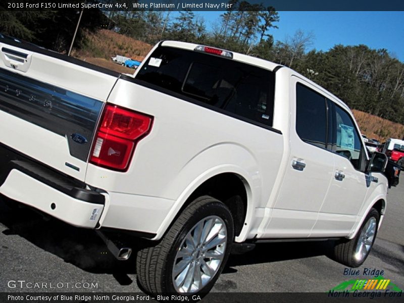 White Platinum / Limited Navy Pier 2018 Ford F150 Limited SuperCrew 4x4