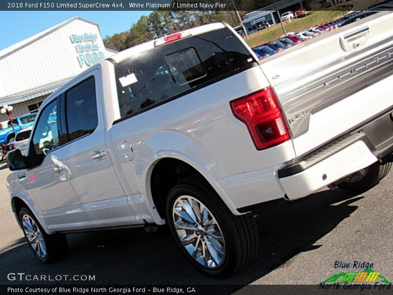 White Platinum / Limited Navy Pier 2018 Ford F150 Limited SuperCrew 4x4