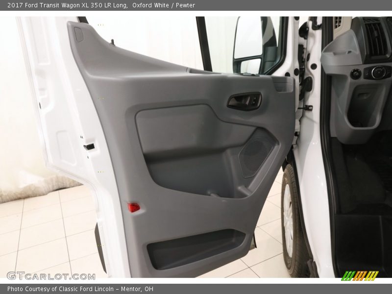 Oxford White / Pewter 2017 Ford Transit Wagon XL 350 LR Long