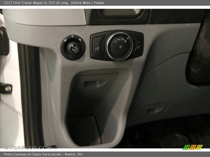 Oxford White / Pewter 2017 Ford Transit Wagon XL 350 LR Long