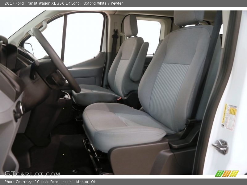 Oxford White / Pewter 2017 Ford Transit Wagon XL 350 LR Long