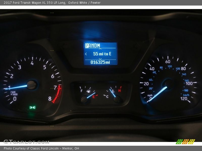 Oxford White / Pewter 2017 Ford Transit Wagon XL 350 LR Long