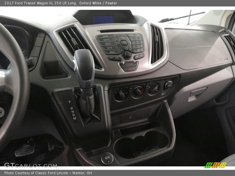 Oxford White / Pewter 2017 Ford Transit Wagon XL 350 LR Long