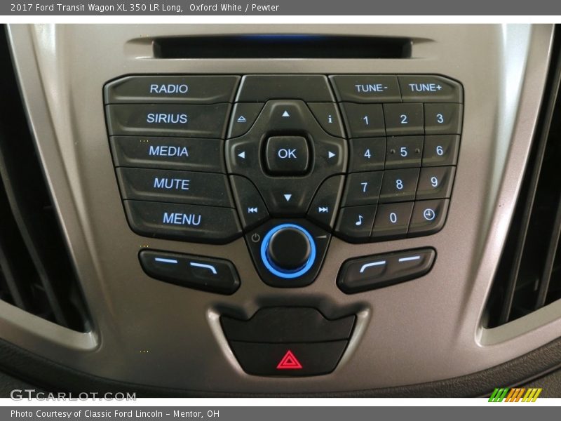 Oxford White / Pewter 2017 Ford Transit Wagon XL 350 LR Long