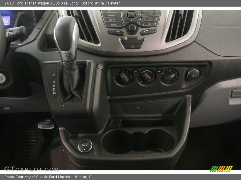 Oxford White / Pewter 2017 Ford Transit Wagon XL 350 LR Long