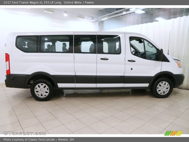 Oxford White / Pewter 2017 Ford Transit Wagon XL 350 LR Long