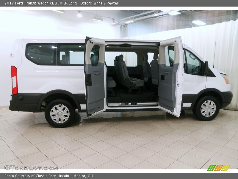 Oxford White / Pewter 2017 Ford Transit Wagon XL 350 LR Long