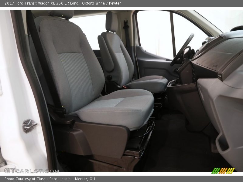 Oxford White / Pewter 2017 Ford Transit Wagon XL 350 LR Long