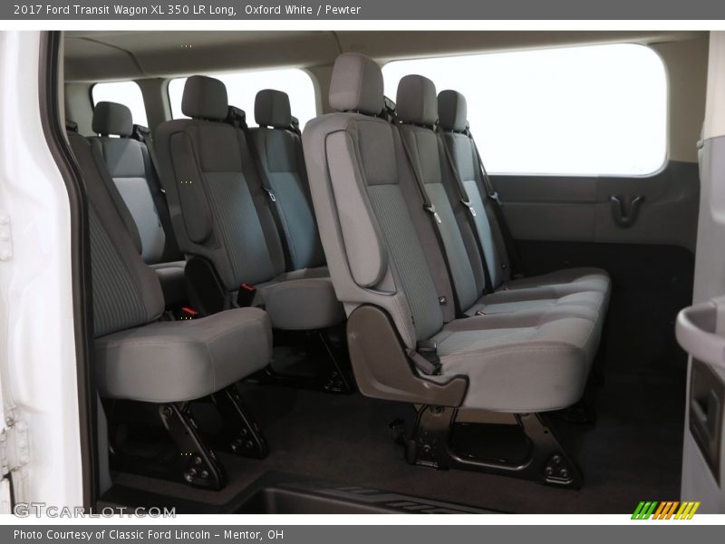 Oxford White / Pewter 2017 Ford Transit Wagon XL 350 LR Long