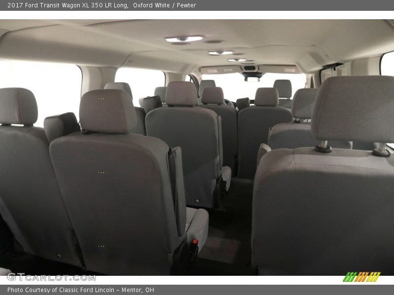 Oxford White / Pewter 2017 Ford Transit Wagon XL 350 LR Long