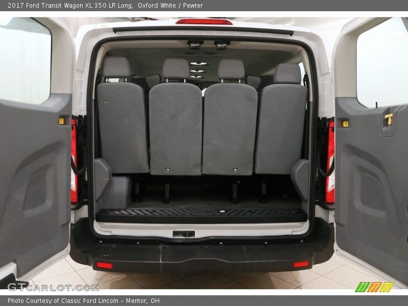 Oxford White / Pewter 2017 Ford Transit Wagon XL 350 LR Long
