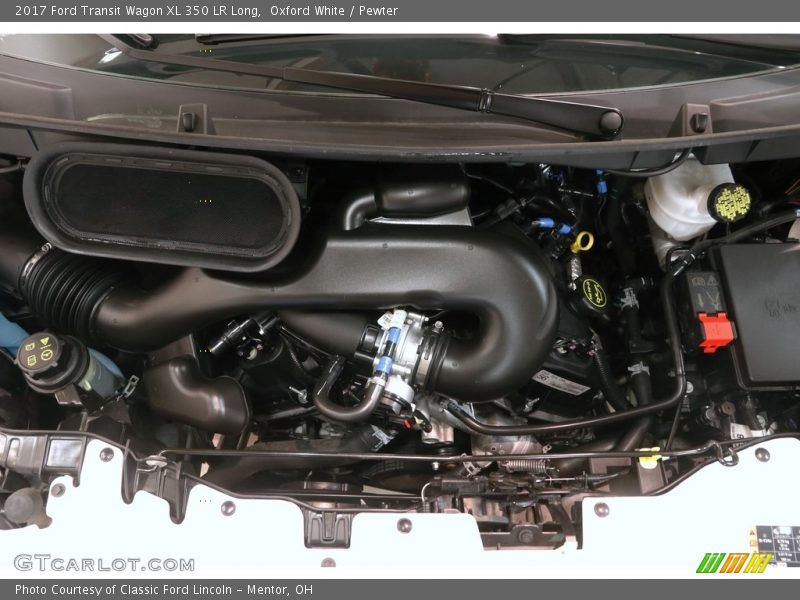 Oxford White / Pewter 2017 Ford Transit Wagon XL 350 LR Long