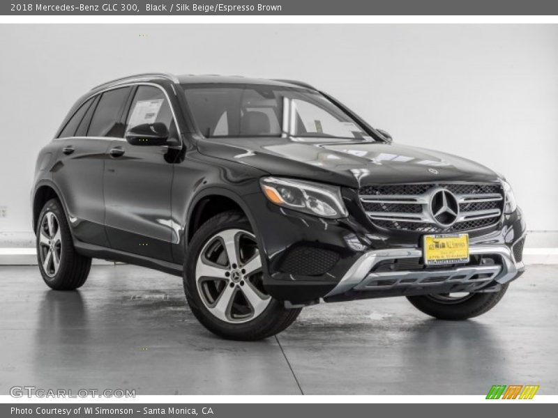 Black / Silk Beige/Espresso Brown 2018 Mercedes-Benz GLC 300