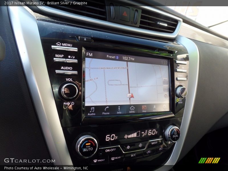 Brilliant Silver / Graphite 2017 Nissan Murano SV