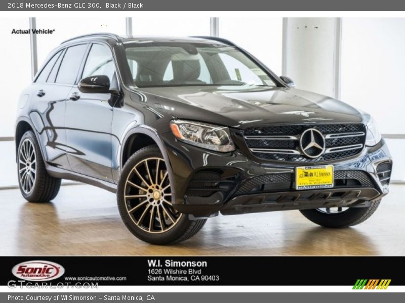 Black / Black 2018 Mercedes-Benz GLC 300