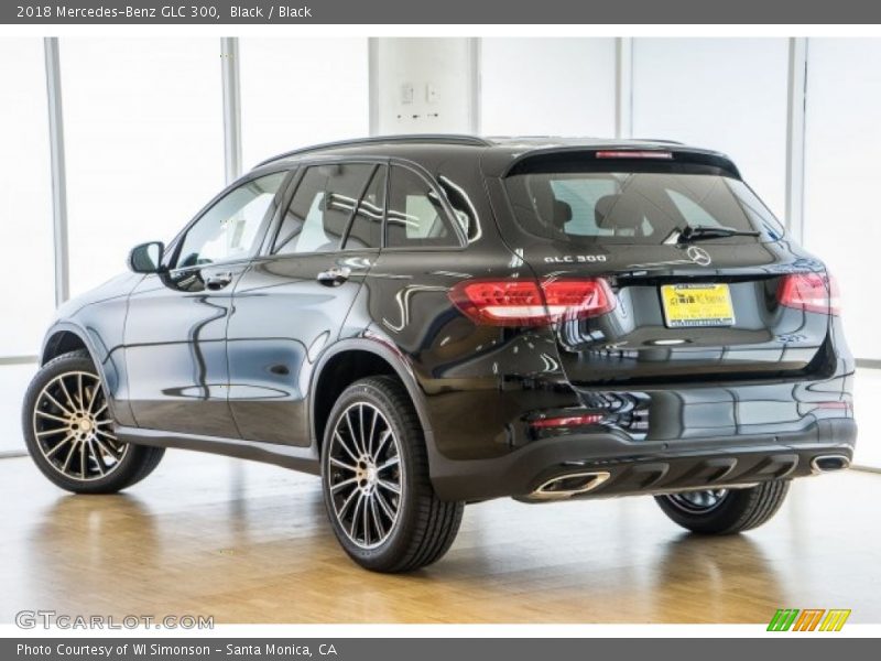 Black / Black 2018 Mercedes-Benz GLC 300