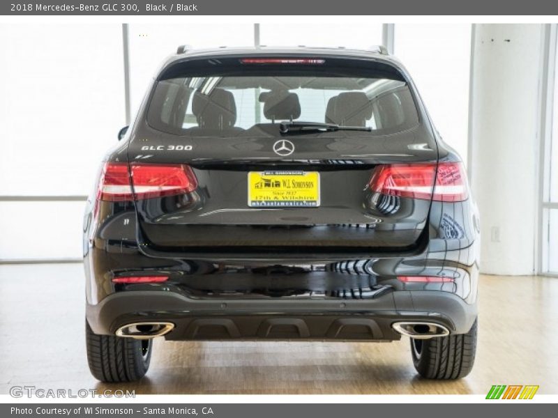 Black / Black 2018 Mercedes-Benz GLC 300