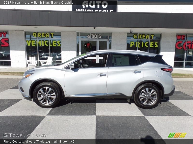 Brilliant Silver / Graphite 2017 Nissan Murano SL