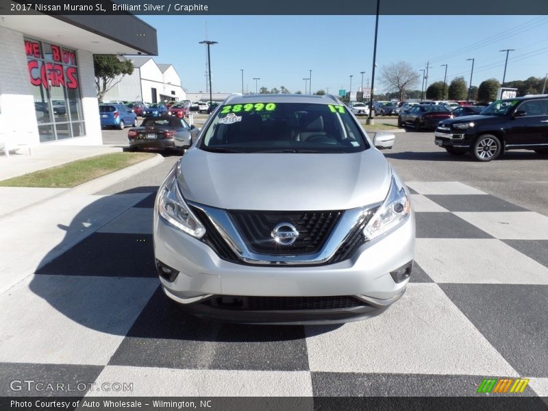 Brilliant Silver / Graphite 2017 Nissan Murano SL