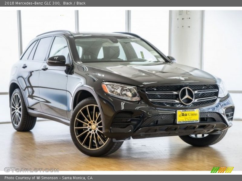 Black / Black 2018 Mercedes-Benz GLC 300