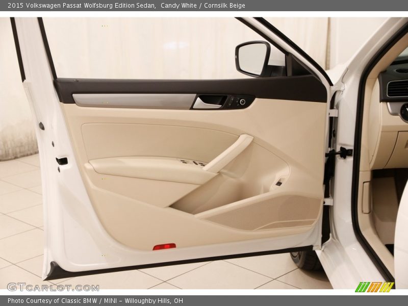 Candy White / Cornsilk Beige 2015 Volkswagen Passat Wolfsburg Edition Sedan
