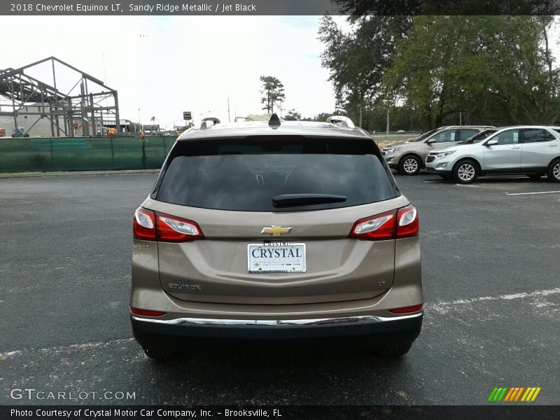 Sandy Ridge Metallic / Jet Black 2018 Chevrolet Equinox LT