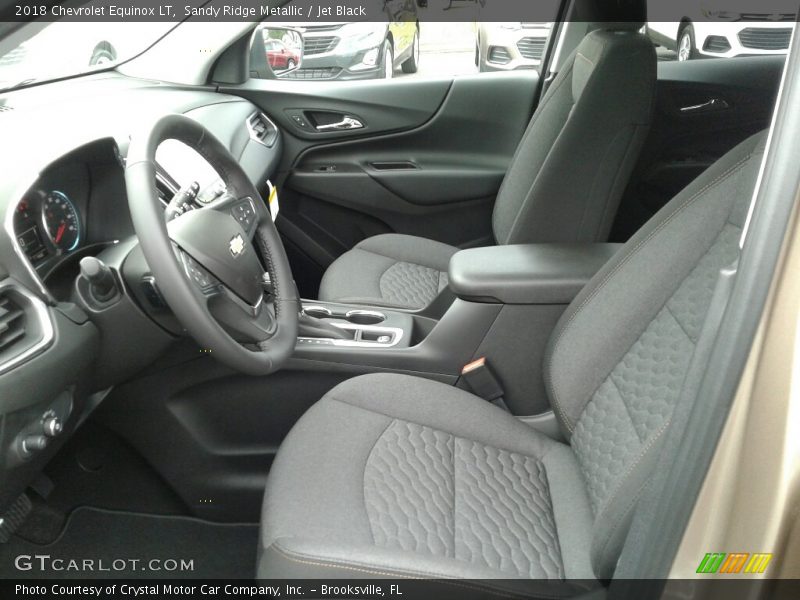 Sandy Ridge Metallic / Jet Black 2018 Chevrolet Equinox LT