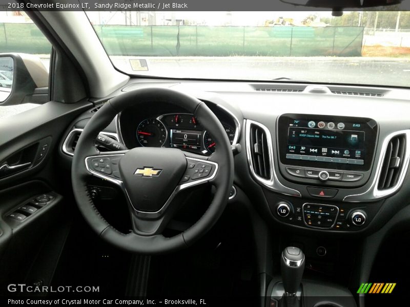 Sandy Ridge Metallic / Jet Black 2018 Chevrolet Equinox LT