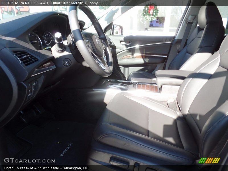 Lunar Silver Metallic / Ebony 2017 Acura MDX SH-AWD