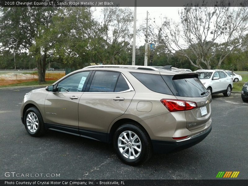 Sandy Ridge Metallic / Jet Black 2018 Chevrolet Equinox LT